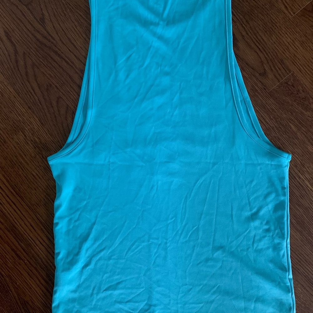 Pure Barre Teal Muscle Tank Top by Splits59 - Picture 4 of 5